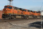 BNSF 7282 leads a westbound z train into fort madison.